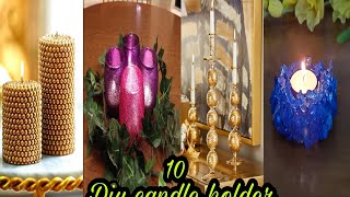 10 candle holder ideas | christmas home decor lighting  home decor | Craft Angel