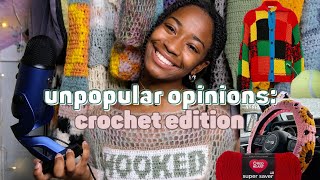 reacting to your crochet unpopular opinions | crochet hot takes
