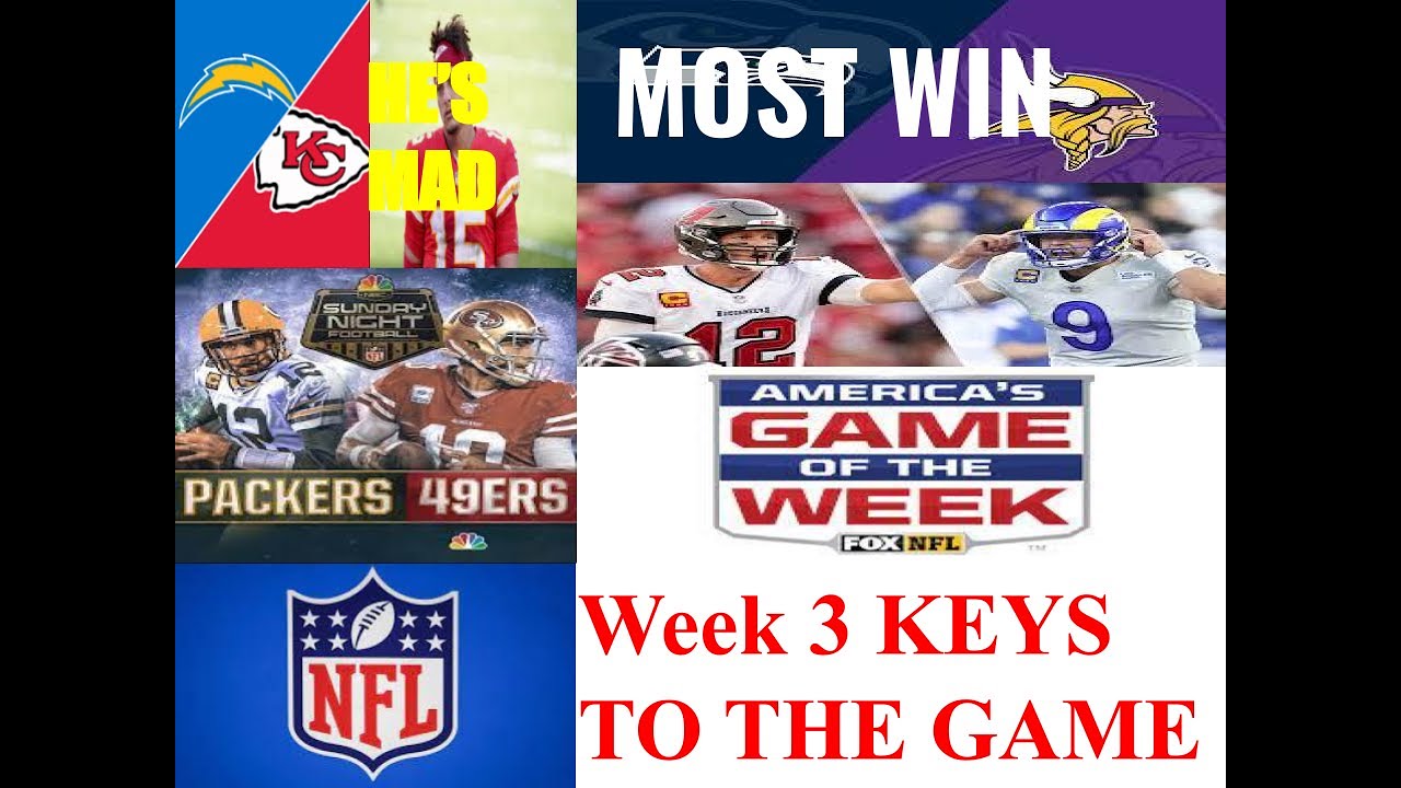NFL Week 3 Preview | Keys to the Game - YouTube