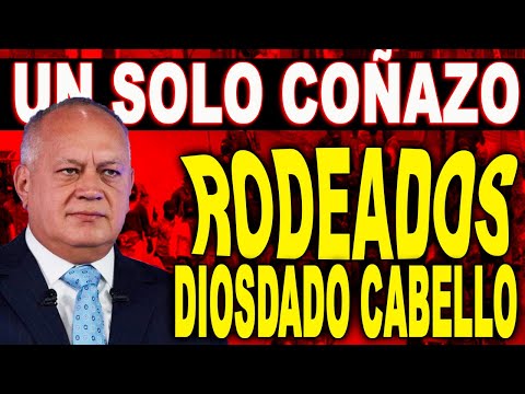 ONE PUNCH AND THE POLICE OF DIOSDADO CABELLO SIT HIM DOWN. SURROUNDED THEM, THEY SCREWED THEM BADLY.