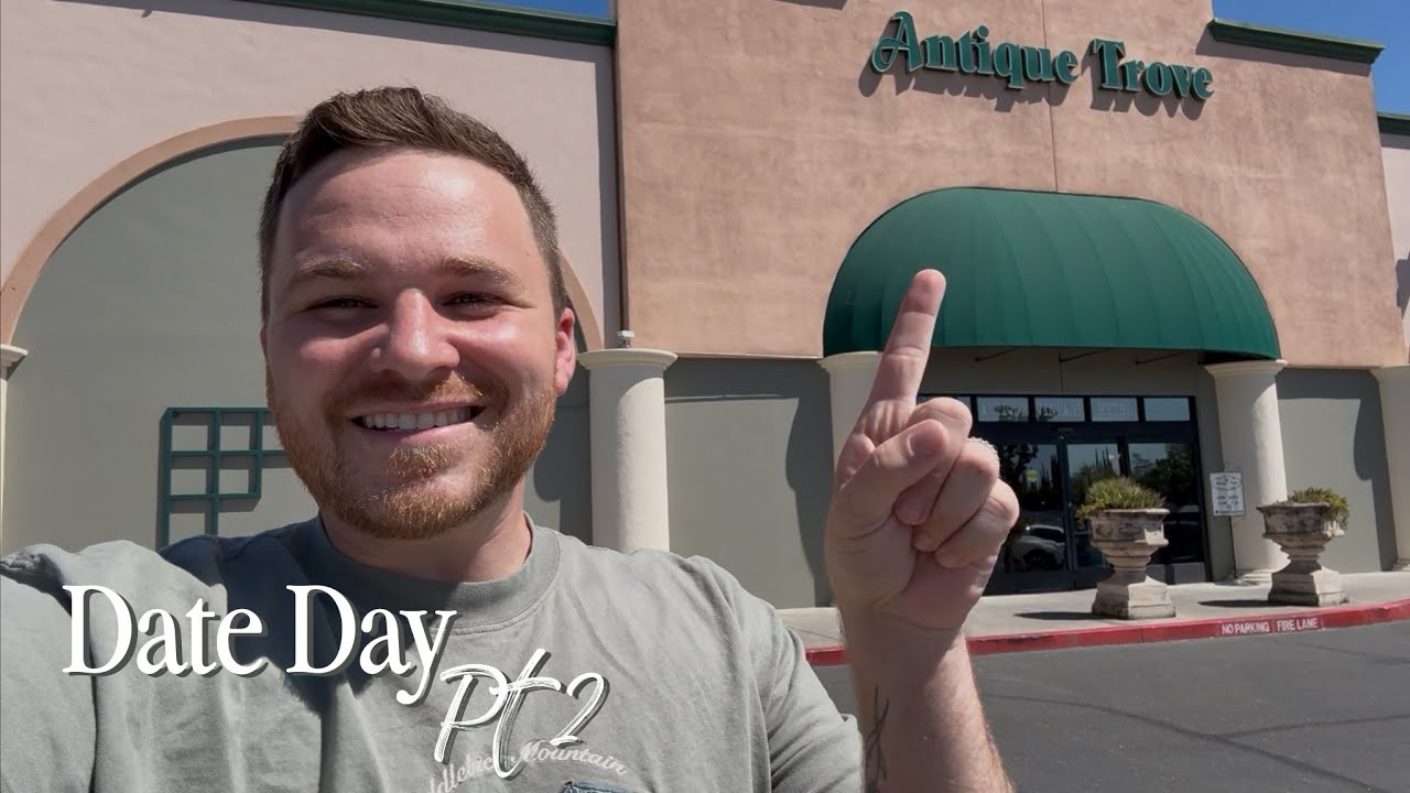 Date Day Part Two: Vintage Finds? and Garden Stroll || Visit Our Garden