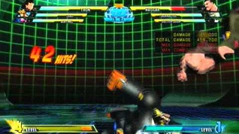 MvC3 - Damage scaling and hit-stun reset - Tron Bonne & Zero