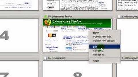 Extensiones Firefox - Speed Dial