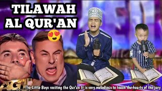 The Little Boys reciting the Qur'an It is very melodious to touch the hearts of the jury  - #agt