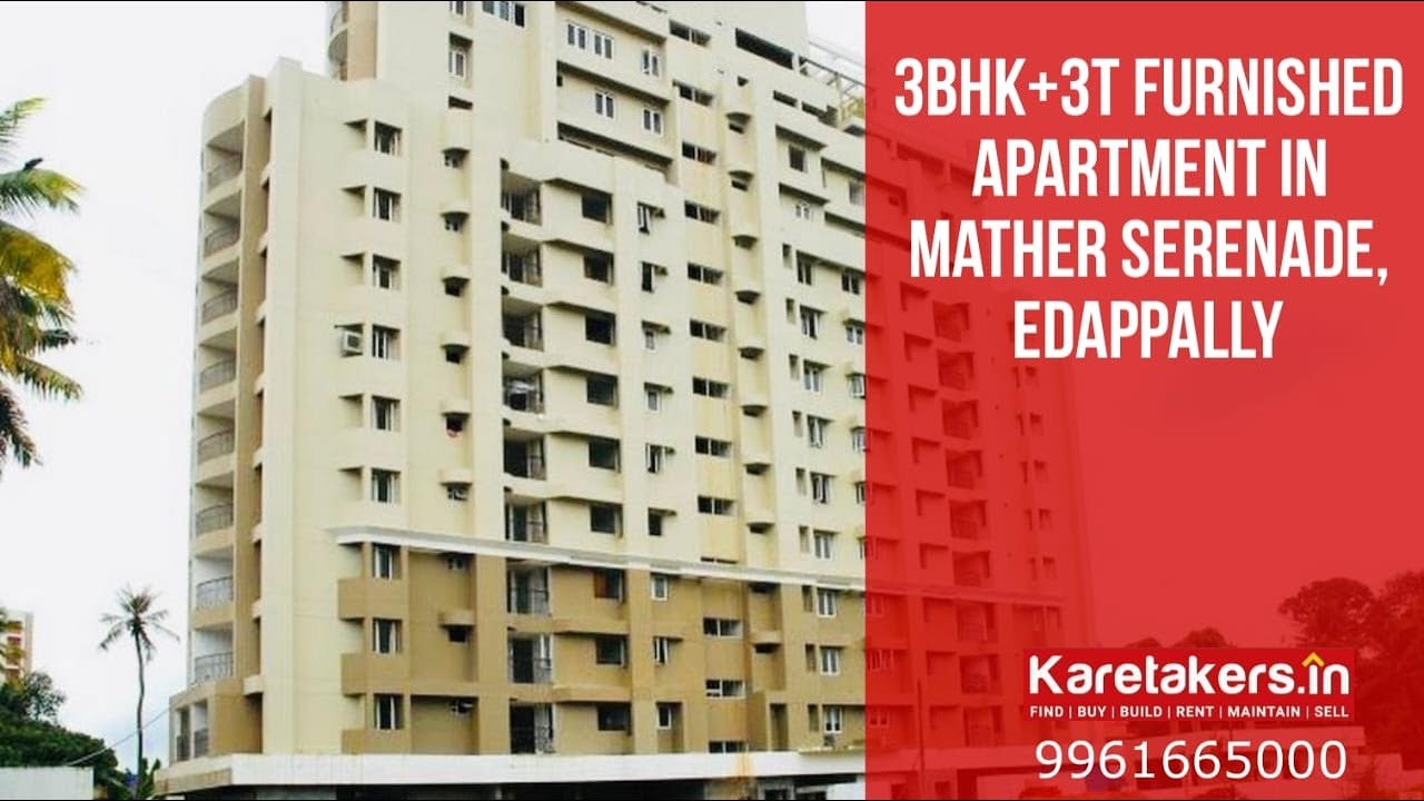 For Rent 2700sqft 3BHK+3T Furnished apartment in Mather Serenade