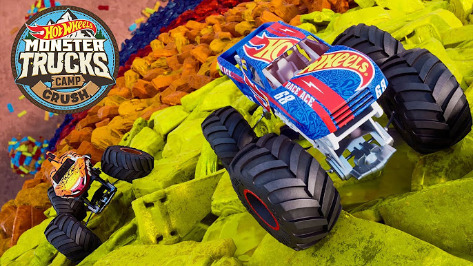 Hot Wheels Monster Trucks Go Downhill Racing! 🚗 🔥 - Monster