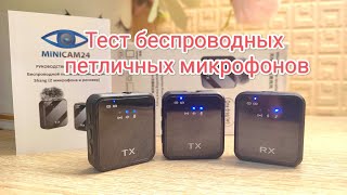 Тест беспроводных микрофонов MiniCAM 24