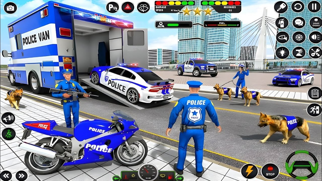 Police Car Chase Simulator 3d -Real Chase Cop Pursuit (Android) 4