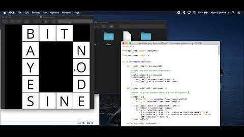 CS50AI Project 3 Crossword (I accidentally said 4 in the video)