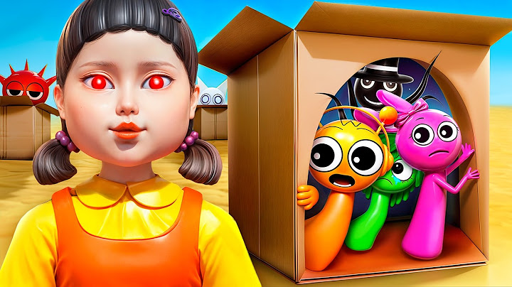 Спрунки попали в Игру в Кальмара! Incredibox Sprunki против Squid Game