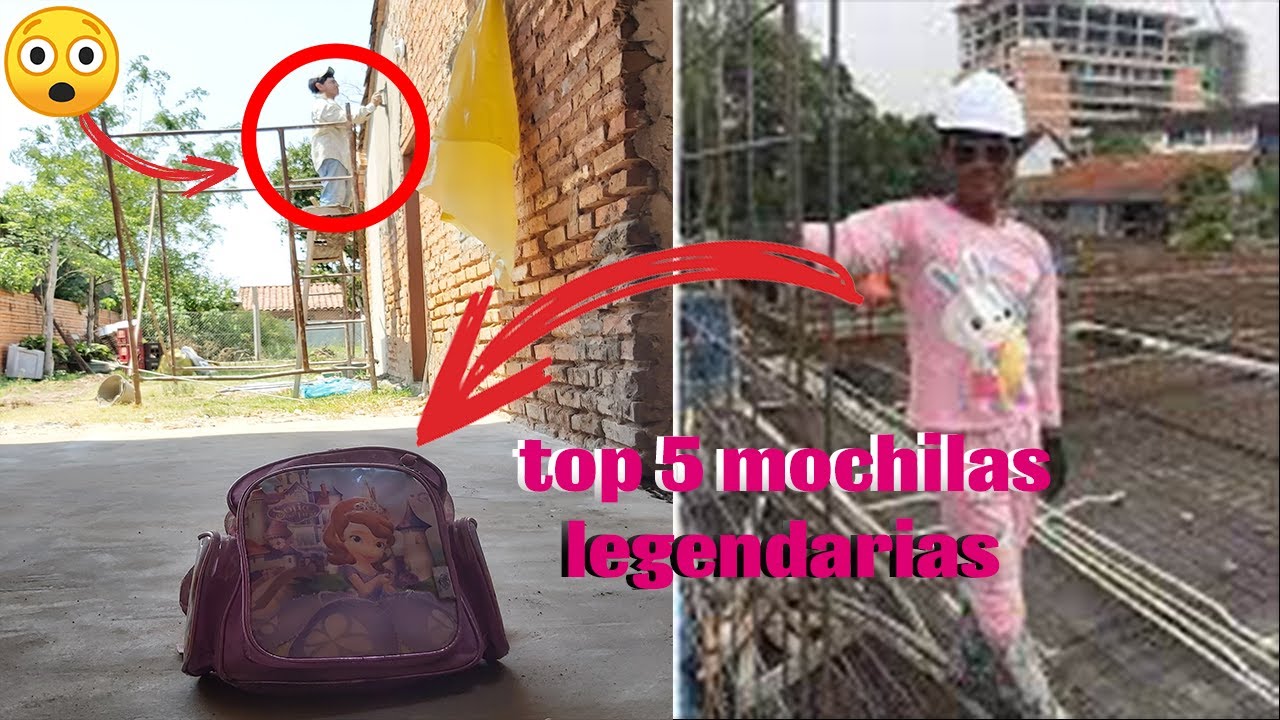 top 5 MOCHILAS de albañiles mas LEGENDARIAS 😯😯 - YouTube