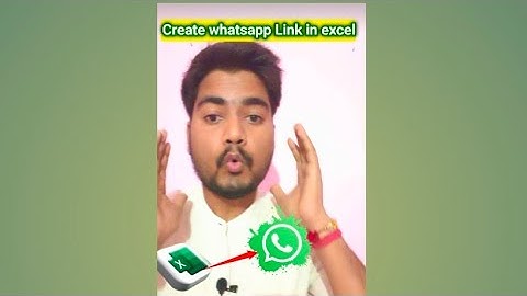 create whatsapp link in excel #excel #excelskills #msexcel