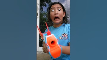 The Hero‼️ and Her Sniper Roblox Nerf Gun😂 | JJaiPan #shorts #tiktok