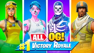 Winning With *EVERY* OG Skin in Fortnite!