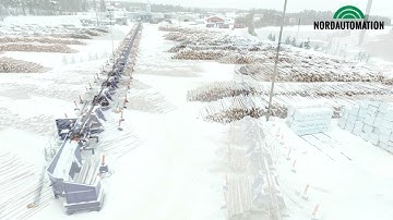 Tukinlajittelija | Log sorting line | ER-Saha Oy, Viitasaari, Finland
