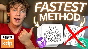 The Laziest Way to Create Coloring Books to Sell on Amazon KDP