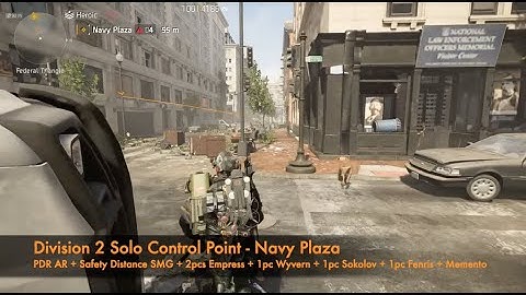 Division 2 Solo Control Point - Navy Plaza - HD 720p