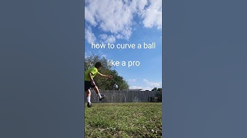 how to curve a ball | Learn bending free kick #soccer #soccerball #football #ball