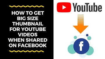 #bigthumbnail Share YouTube videos on Facebook with big thumbnail.100% working. No third Party app
