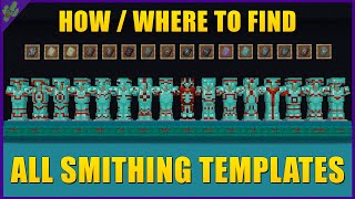 How To Get ALL SMITHING TEMPLATES (Minecraft Java & Bedrock)