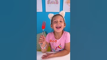 🧒Kids, Let’s Try WOWCUBE’s ART CHALLENGE While Painting with a FORK! 🎨🍴 #shorts #fun