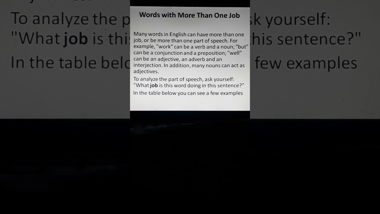 Elements Of A Sentence YouTube