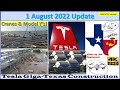 Tesla Gigafactory Texas 1 August 2022 Cyber Truck &amp; Model Y Factory Construction Update (07:25AM)