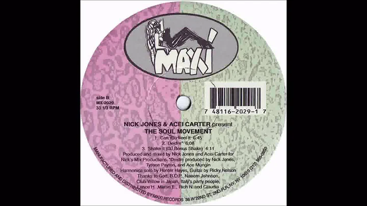 (1995) Nick Jones + Acei Carter - Deidre [Original...