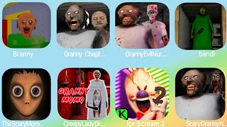 Branny,Granny Chapter two,Granny Nurse,Bandi,The Scary Momo,Lady Granny,Ice Scream 2,Scary Granny screenshot 4