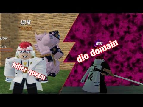 Video New killer queen and dio's domain! | roblox world of... - youtube