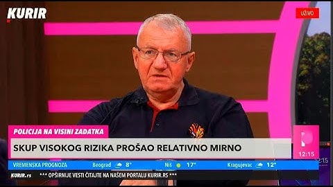 Др Војислав Шешељ у емисији "Пулс Србије викенд" на ТВ Курир (16.3.2025.)