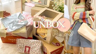 Unbox ep.10 📦⌇ 47 items clothes , bags , shoes , pajamas from ig store (low cost !)