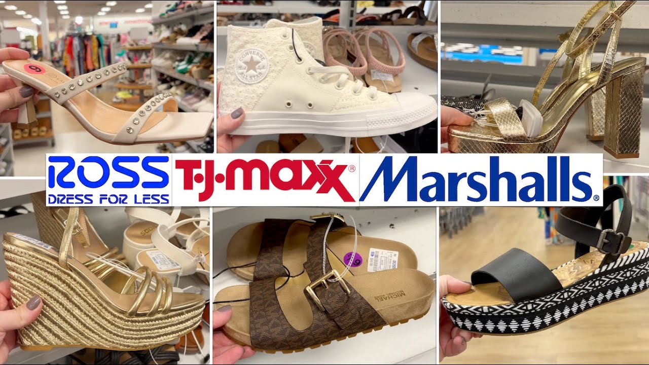 NEW SHOE SHOPPING AT TJ MAXX & MARSHALLS SHOP WITH ME 2024 HEELS