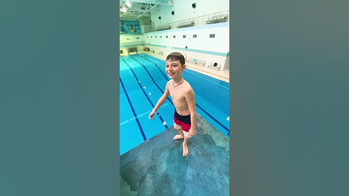 Can Mark jump off 10 meters diving board? 😎 #swimming #swimmingpool #diving #waterpark