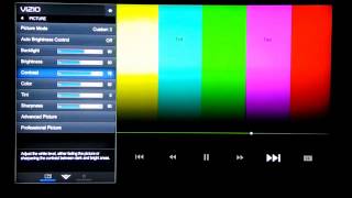 Vizio M552i-b2 color adjustment