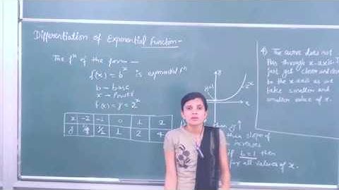 MATHS-XII-5-10 Differentiation of exponential function(2016) Pradeep Kshetrapal channel