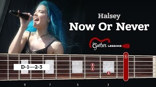 Halsey - Now Or Never (GUITAR LESSON) How To Play Chords Tutorial