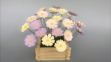 ABC TV | How To Make Daisy Paper Flower With Shape Punch #1 - Craft Tutorial