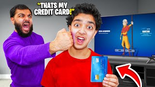 He STOLE Big Brothers CREDIT CARD To Buy The NEW Chapter 5 Season 2 Battle Pass.. (FORTNITE!)