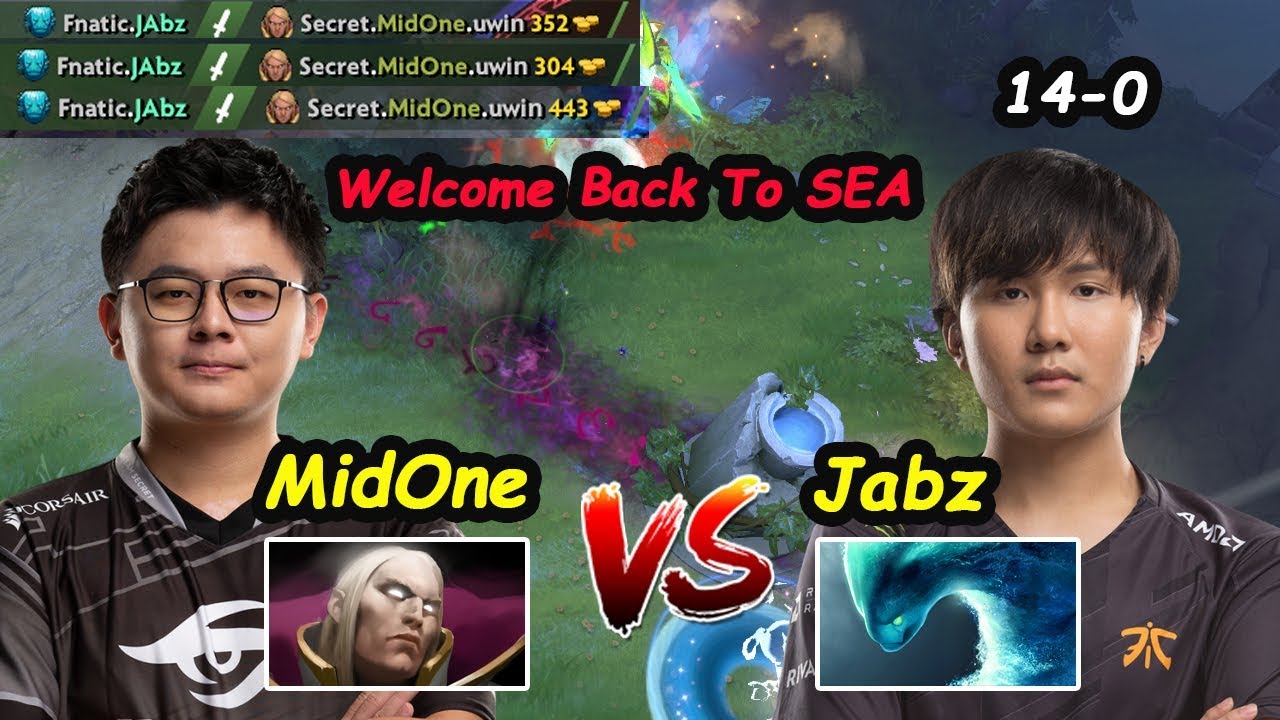 Fnatic Jabz - [Morphling] vs Midone - [Invoker] Welcome back To SEA Ranked Dota 2 7.22 Pro Gameplay - YouTube