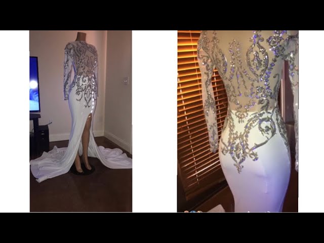 How to Make a Multipanel Mermaid Prom Dress Part 2 - YouTube