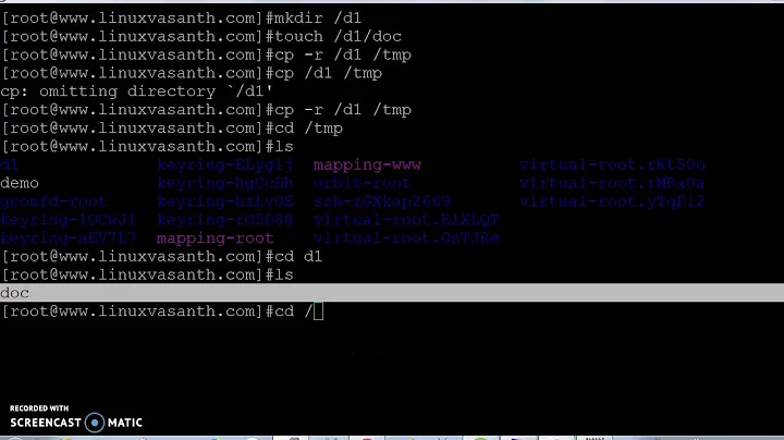 How to Copy Directory and all its contents to another Directory #UNIX #LINUX