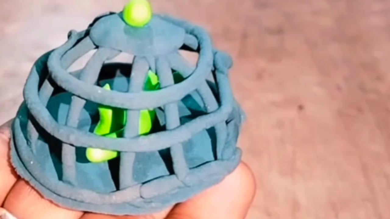 Easy Mini Parrot Pinjra Making with Super Clay: Step-by-Step Guide