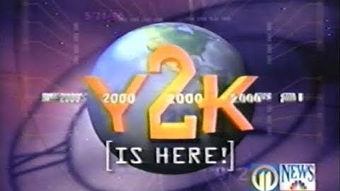 New Years Coverage for 2000 - Y2K WPXI Channel 11 Pittsburgh