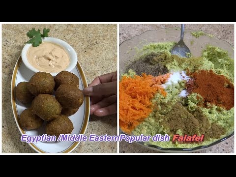 egyptian/middle-eastern-popular-dish-falafel-||-crispy-&-soft-homemade-falafel