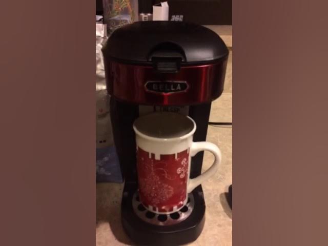 Bella Single-Serve Coffee Maker with Water Tank