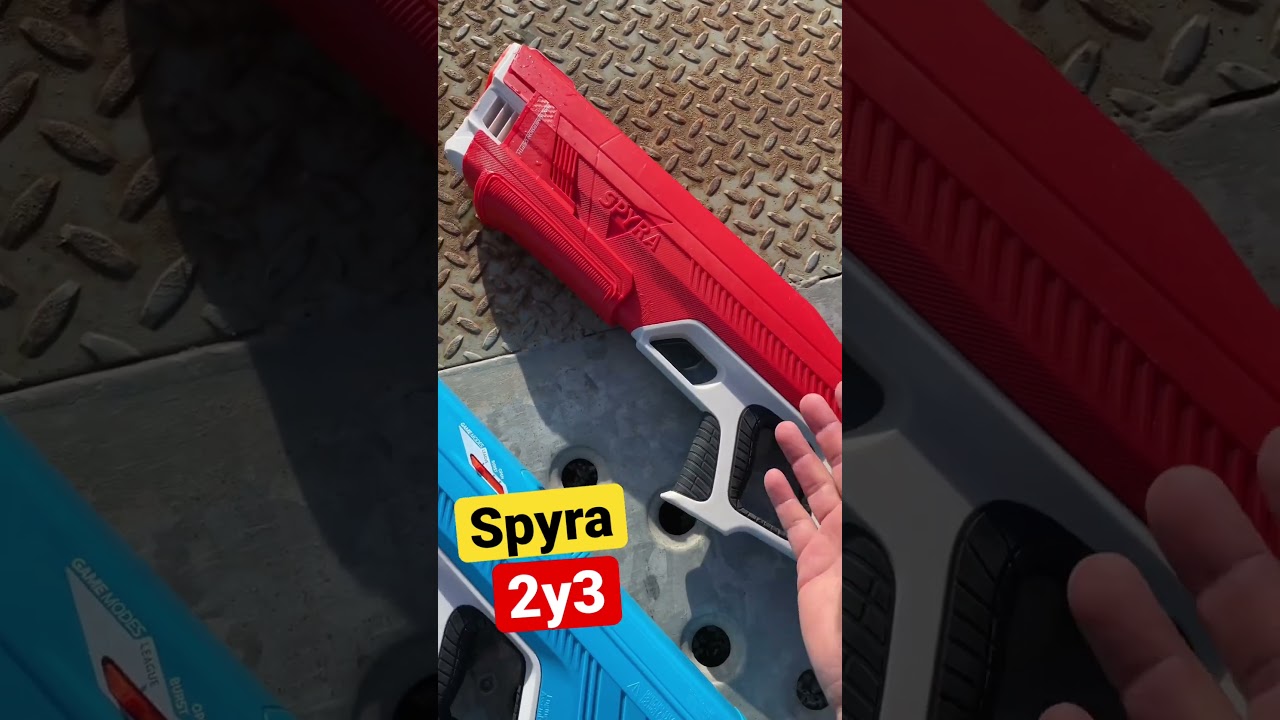 Chinese￼ Electric Water Gun￼ vs Spyra 2 Water Gun what's the  difference!🤪💦⚡️🔫￼ 