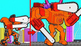 TITAN CHAINSAW MAN GOT SUPER UPGRADE 2.0! Cartoon Animation