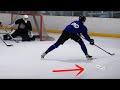 HOW DID HIS SKATE BLADE FALL OFF? | Mic'd Up Hockey Goalie