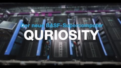 BASF Forschungspressekonferenz 2017: Supercomputer QURIOSITY